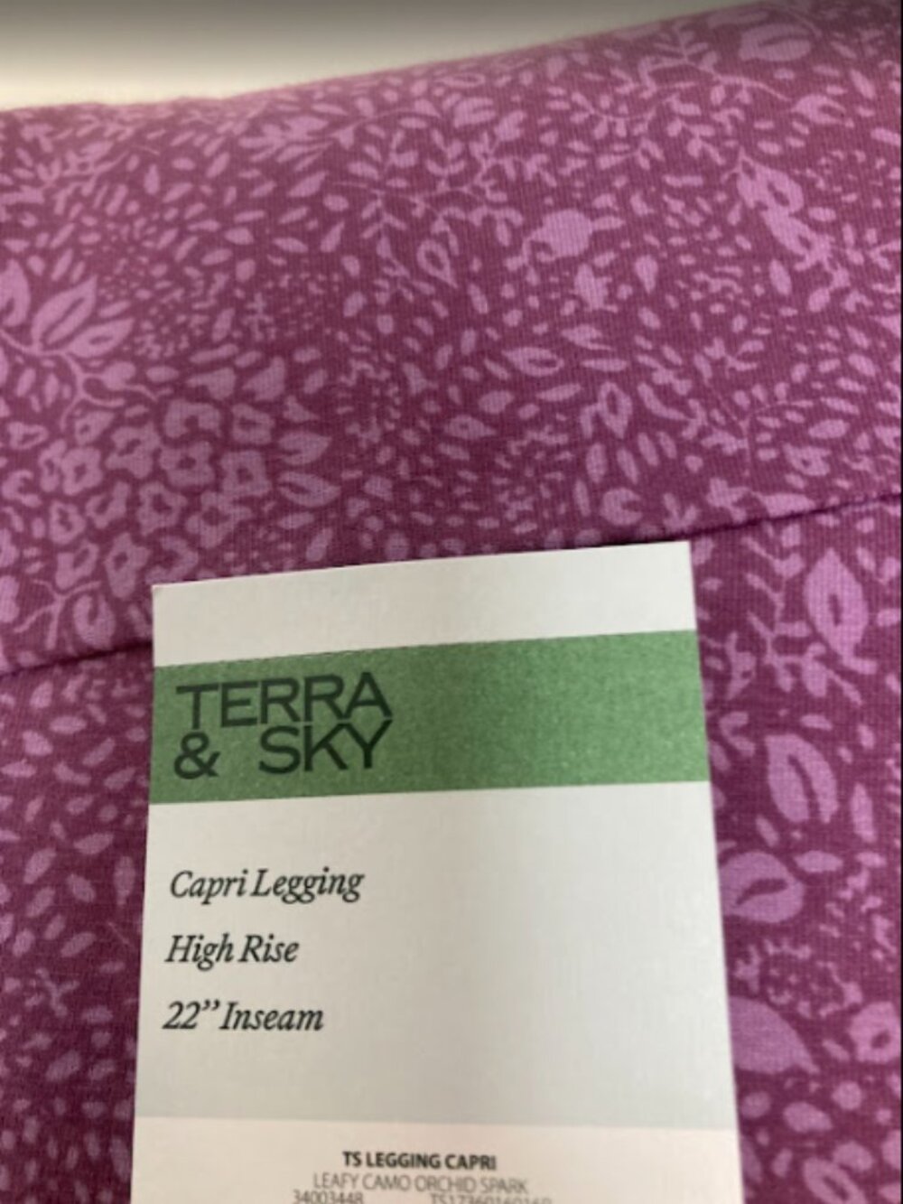 Terra and Sky High Rise Capris 3X - Picture 7 of 7